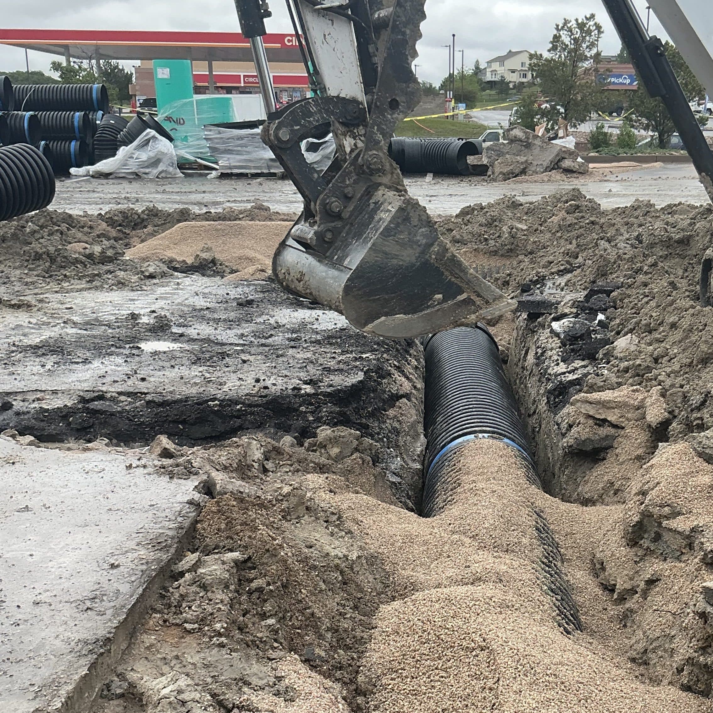 Storm sewer installation Denver Metro