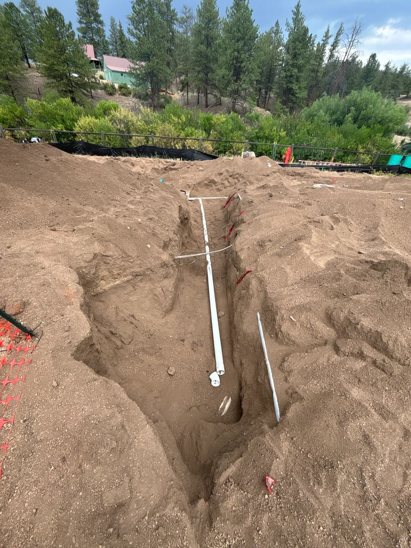 US Forest Service Work Center – Sanitary Sewer — Underground Utilities project by Reaper Siteworks